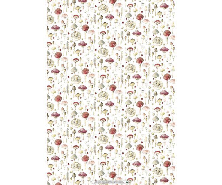 Wrapping Sheets - Mushrooms by Anna Pignataro
