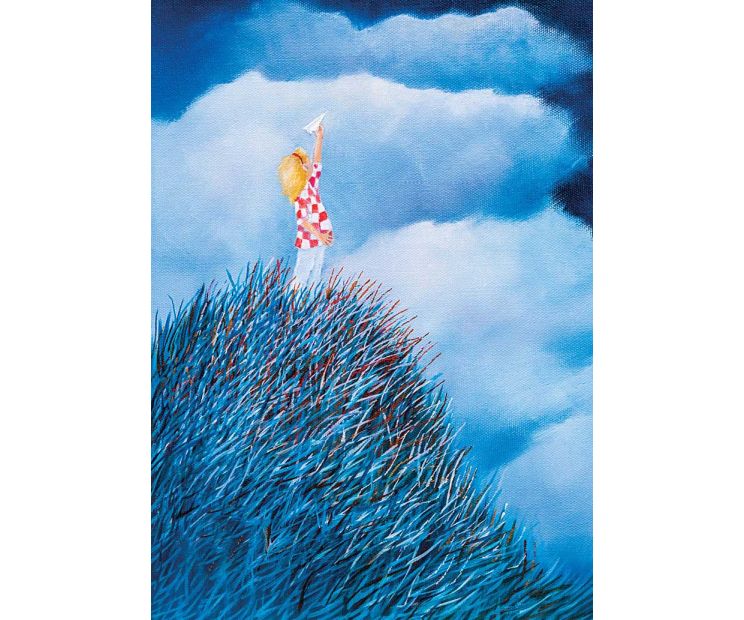 Card - Annie White - 175mm x 175mm