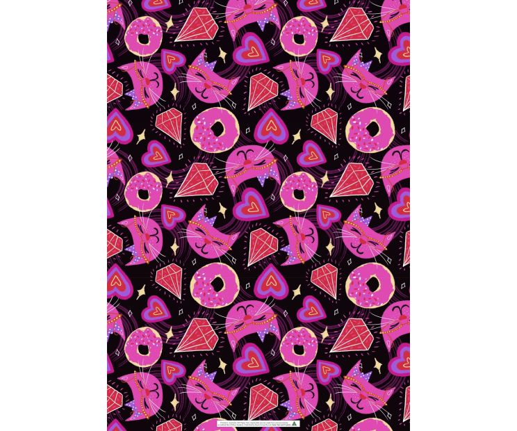 Wrapping Sheets -  Cats & Crystals by Bronwyn Seedeen 