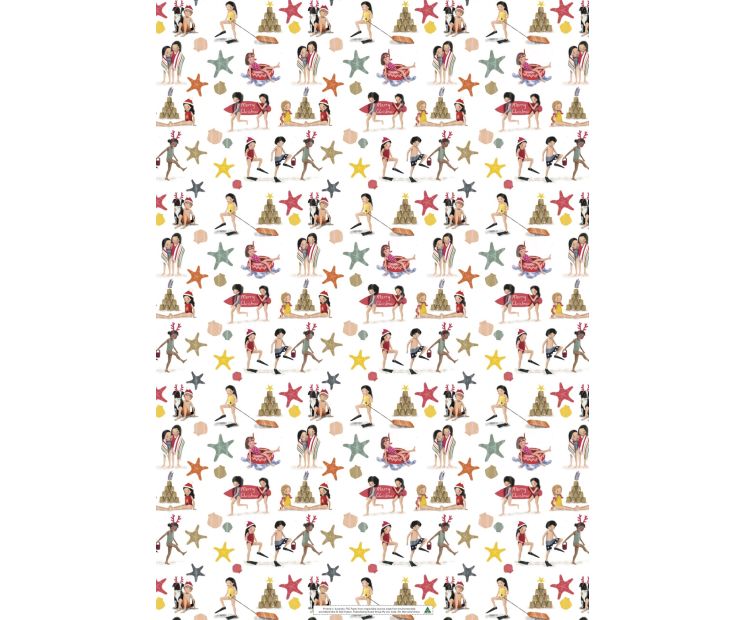 Wrapping Sheets - Merry Christmas by Deb Hudson