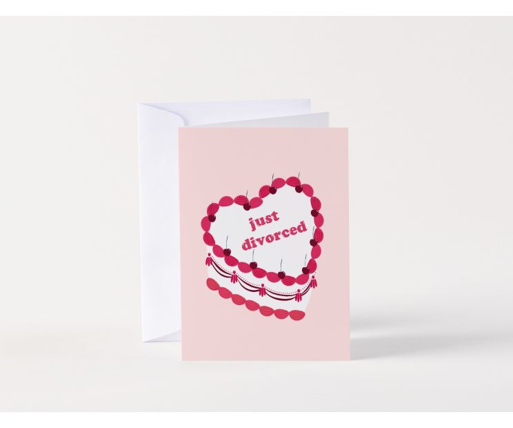 Card - Just Divorced Pink by Duchess Plum