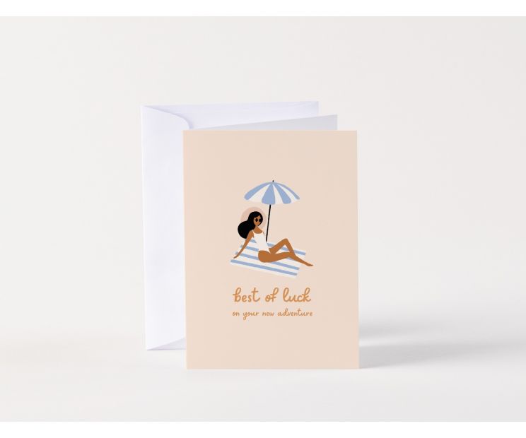 Card - Best Of Luck On Your New Adventure by Duchess Plum