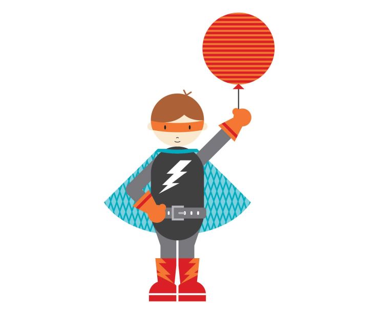 Card - Superhero by Ella Leach