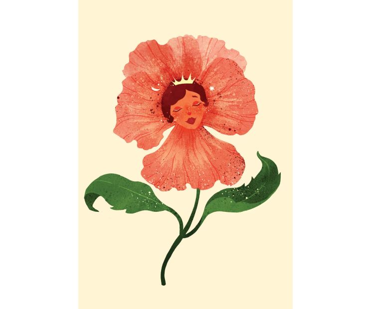 Card - Flower Queen by Eureka