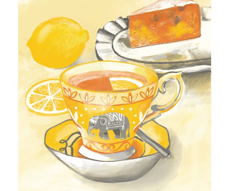 Card - Lemon Tea by Daniela Glassop
