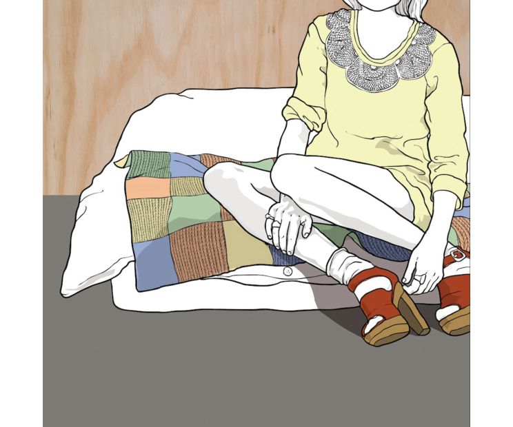 Card - Gretel Girl - 140mm x 140mm