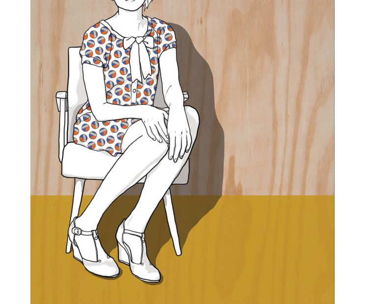 Card - Gretel Girl - 140mm x 140mm