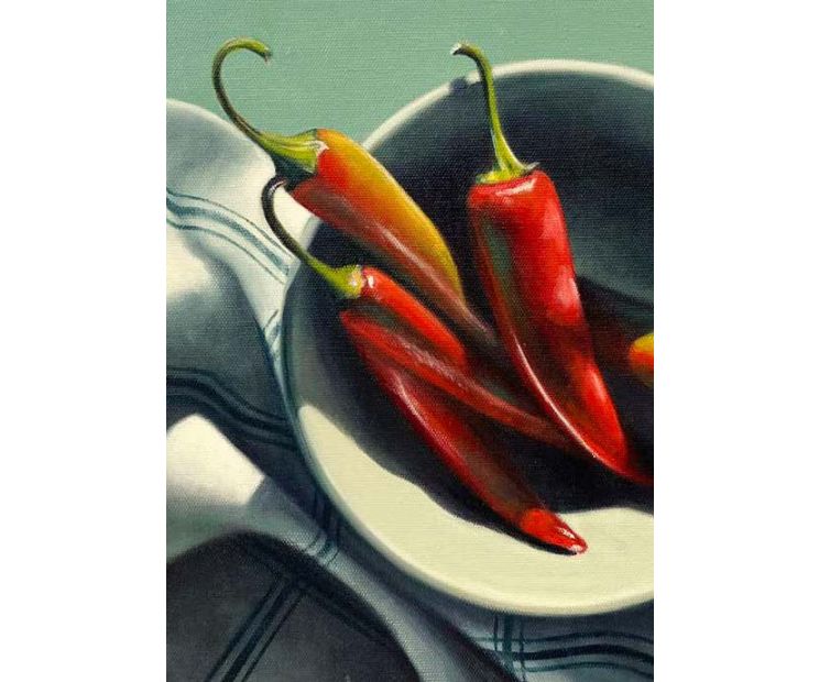 Card - Chillies by Kylie Sirett