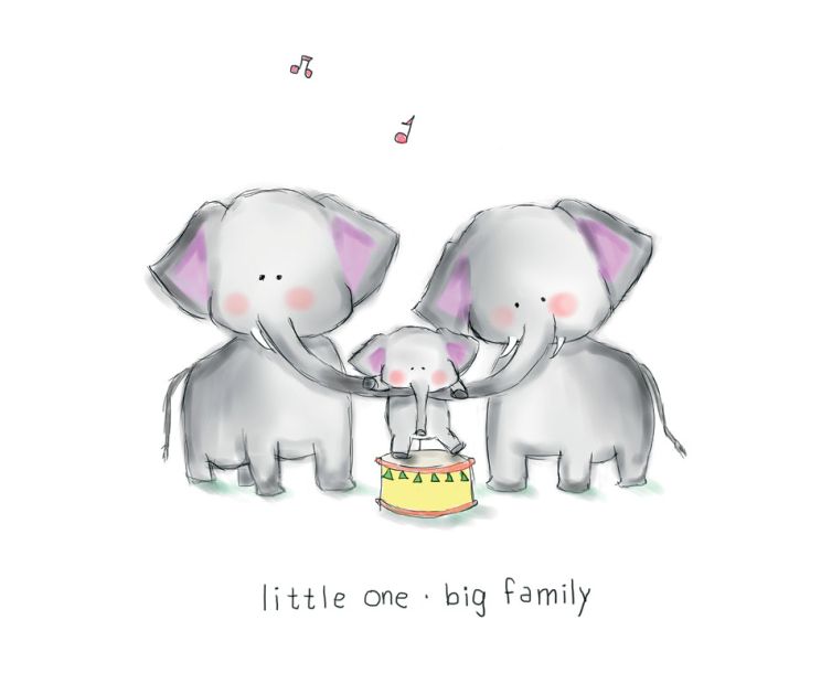 Card - Little Sketchy - 100mm x 100mm