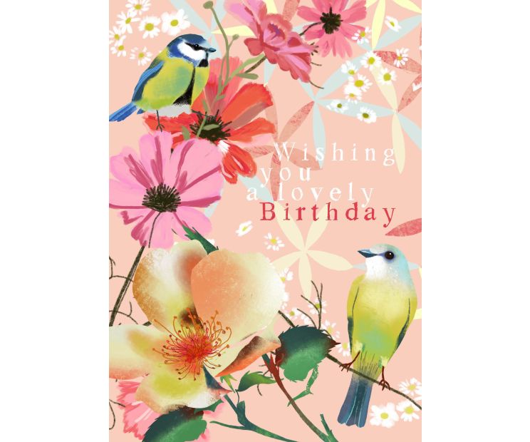 Card - Lovely Birthday by Mira Paradies