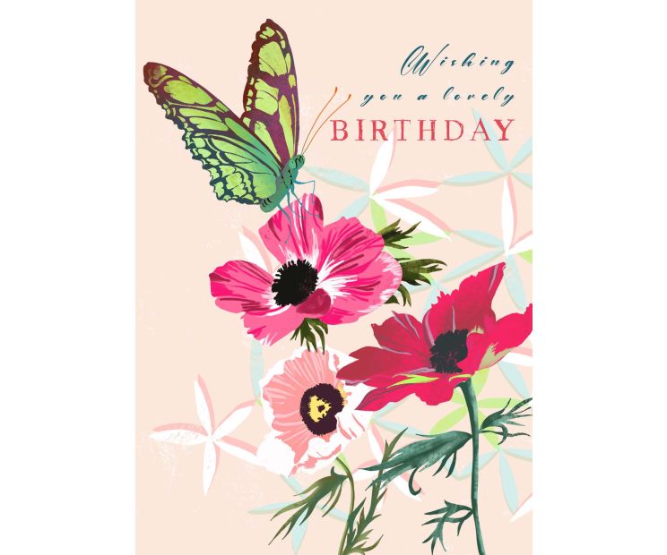 Card - Butterfly Birthday by Mira Paradies 