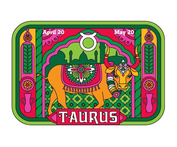Card -  Taurus by Pilgrim Hodgson