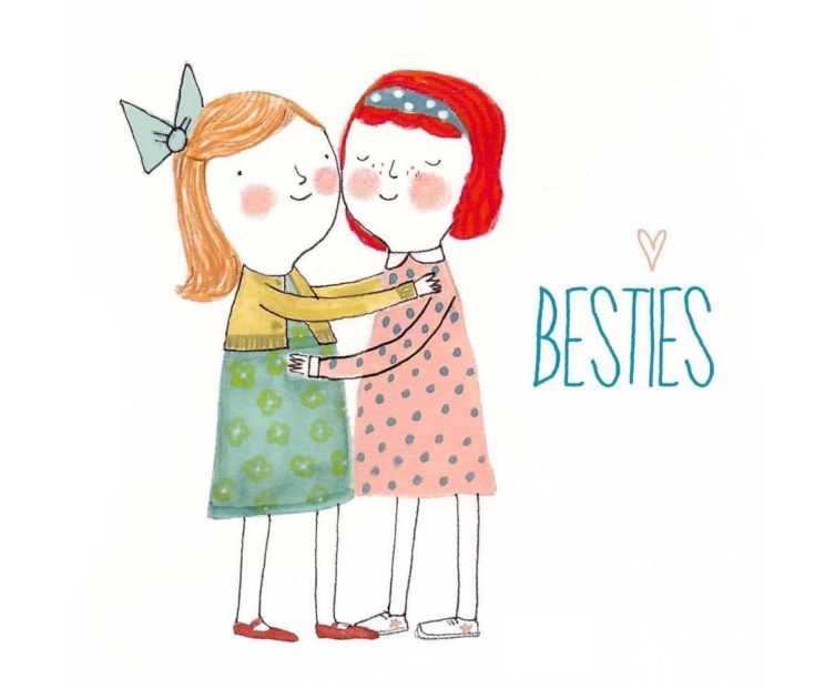 Card - Besties by Prue Pittock