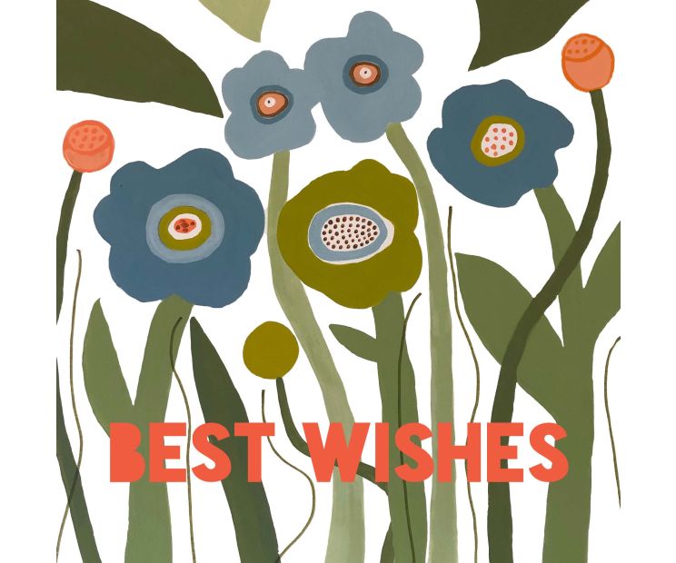 Card - Best Wishes S by Prue Pittock