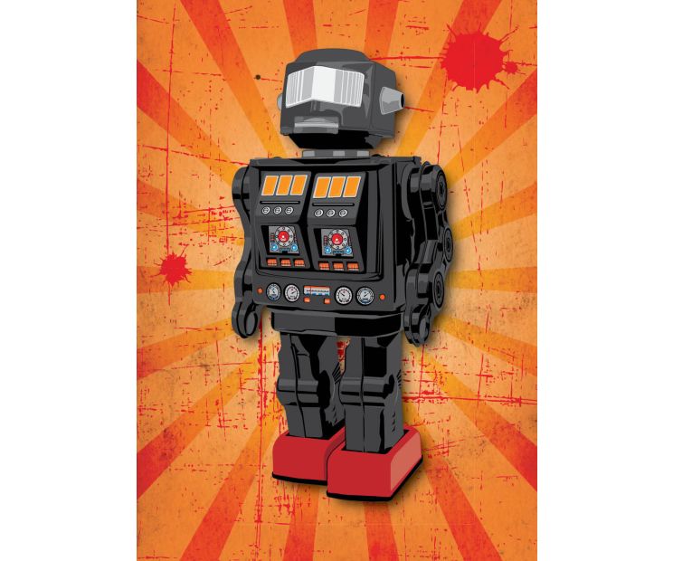 Card - Robo Cards - 125mm x 175mm