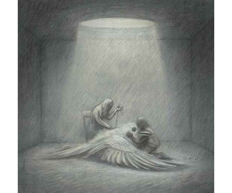 Card - Mending Room by Shaun Tan