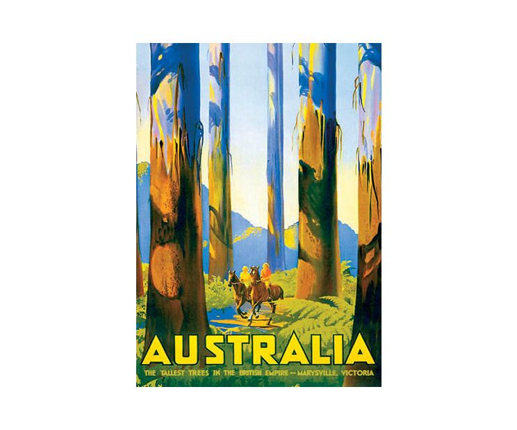 Card - Vintage Poster - 125mm x 175mm