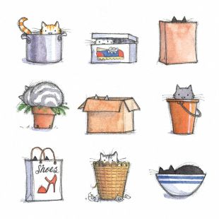 Card - Juddith Rossell - 100mm x 100mm