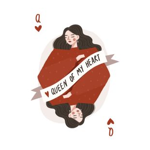 Card - Queen Of My Heart by Aristration