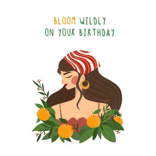 Card - Bloom Widly On Your Birthday by Aristration