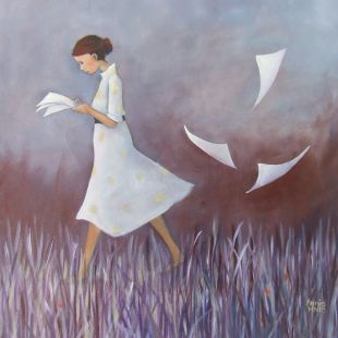 Card - Annie White - 140mm x 140mm