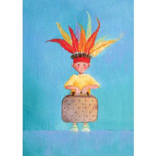 Card - Annie White - 175mm x 175mm