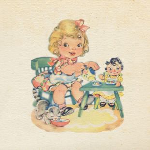 Card - Bella Vintage - 100mm x 100mm