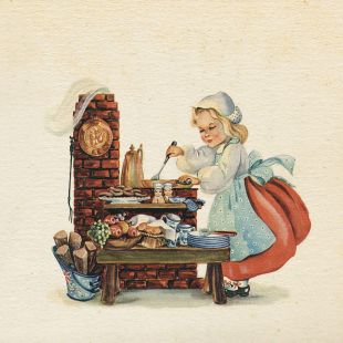 Card - Bella Vintage - 100mm x 100mm