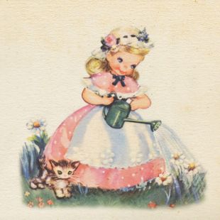 Card - Bella Vintage - 100mm x 100mm