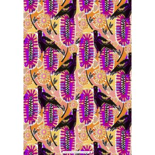 Wrapping Sheets - Floral Magpies by Bronwyn Seedeen