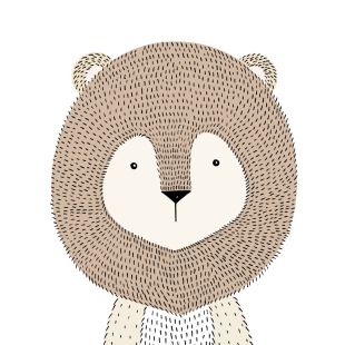 Card - Cute Animals - 100mm x 100mm