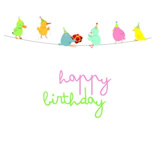 Card - Birdday Party by Cat Macinnes