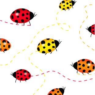 Card - S Ladybug Trail by Cat MacInnes