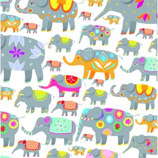 Card - S Elephant Tribe by Cat MacInnes