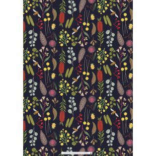 Wrapping Sheets - Australian Navy Flora by Cat MacInnes