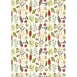 Wrapping Sheets - Australian Bright Flora by Cat MacInnes