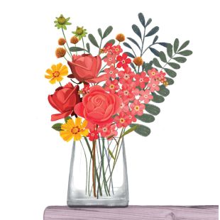 Card - Deb Hudson - 140mm x 140mm