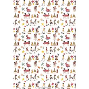 Wrapping Sheets - Merry Christmas by Deb Hudson