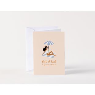 Card - Best Of Luck On Your New Adventure by Duchess Plum