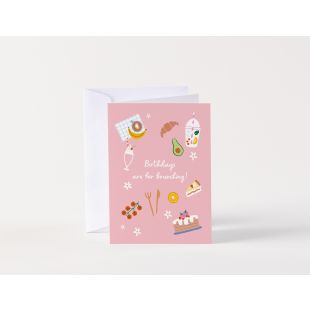 Card - Birthday's Are For Brunching by Duchess Plum