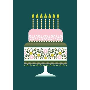 Card - Birthday Cake by Ella Leach