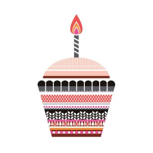 Card - Cupcake by Ella Leach