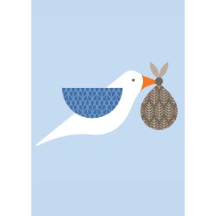 Card - Blue Bird by Ella Leach