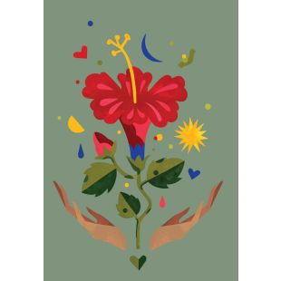 Card - Hibiscus by Eureka