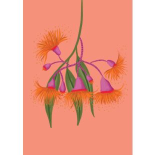 Card - Peach Gums by Emma Whitelaw