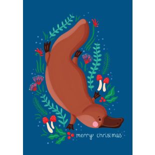 Card - Pink Merry Banksia Christmas by Emma Whitelaw