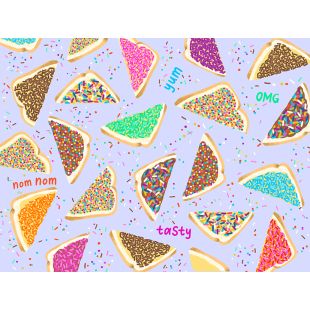 Placemats - Purple Fairy Bread by Cat MacInnes