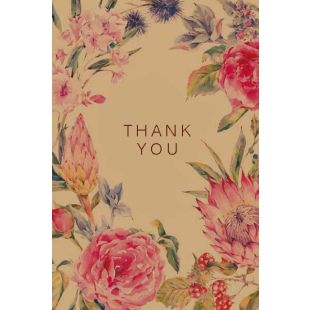 Card - Native Floral Thank You by Studio Nuovo