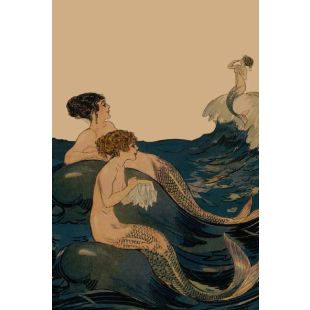 Card - Surfing Mermaids by Studio Nuovo