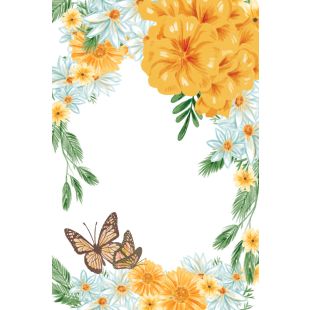 Card - Floral Bird Range - 100mm x 150mm